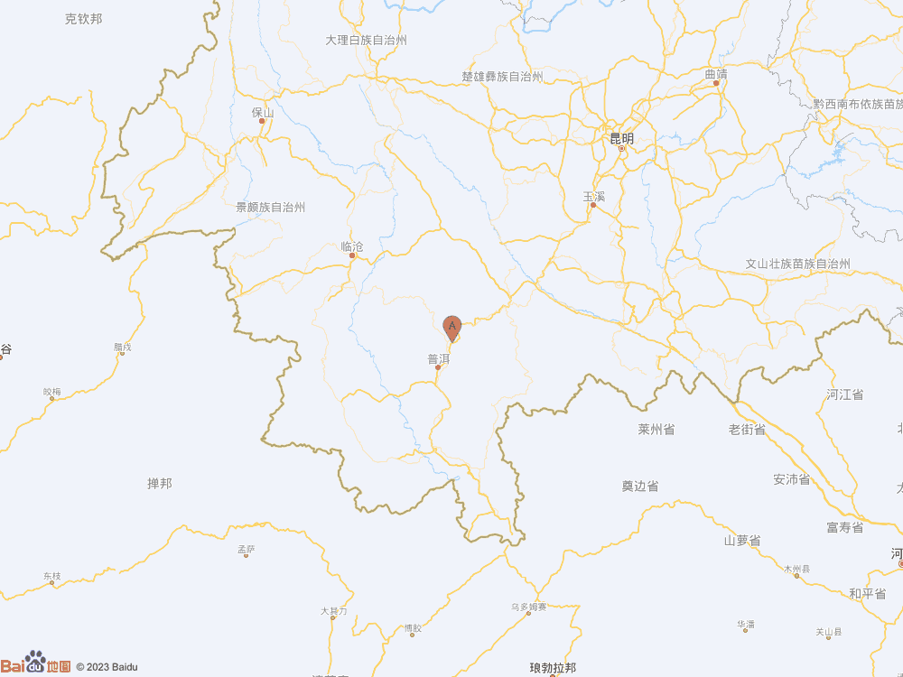 云南普洱市宁洱县（北纬23.12度，东经101.11度）发生3.4级地震