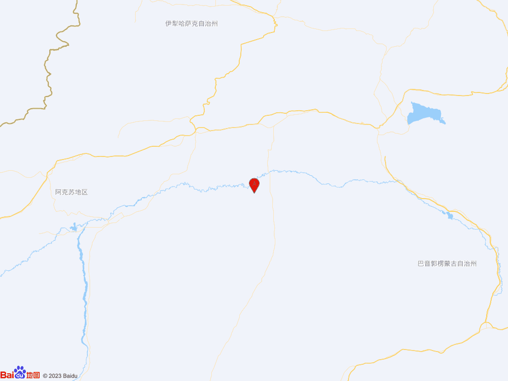 新疆阿克苏地区库车市（北纬40.93度，东经83.97度）发生3.0级地震